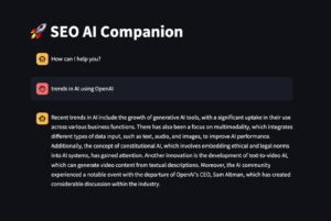 Read more about the article How to Build an AI Assistant for Content Strategy and SEO Optimization Tool